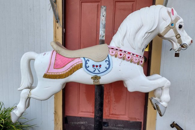 Pink Rocking Horse Bloomer Set main image 1